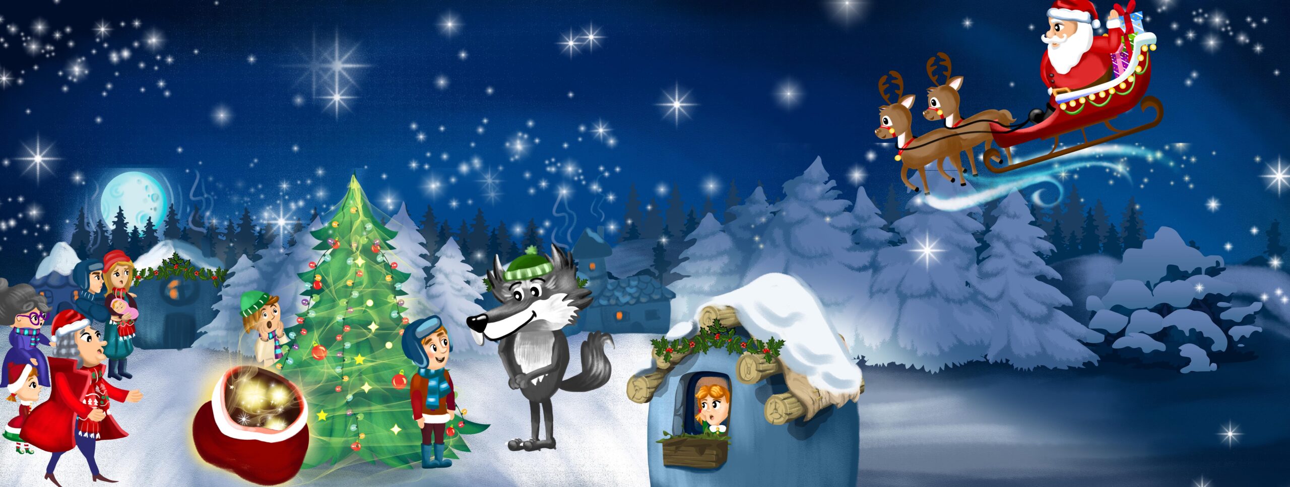 Big Bad Wolf Christmas Surprise