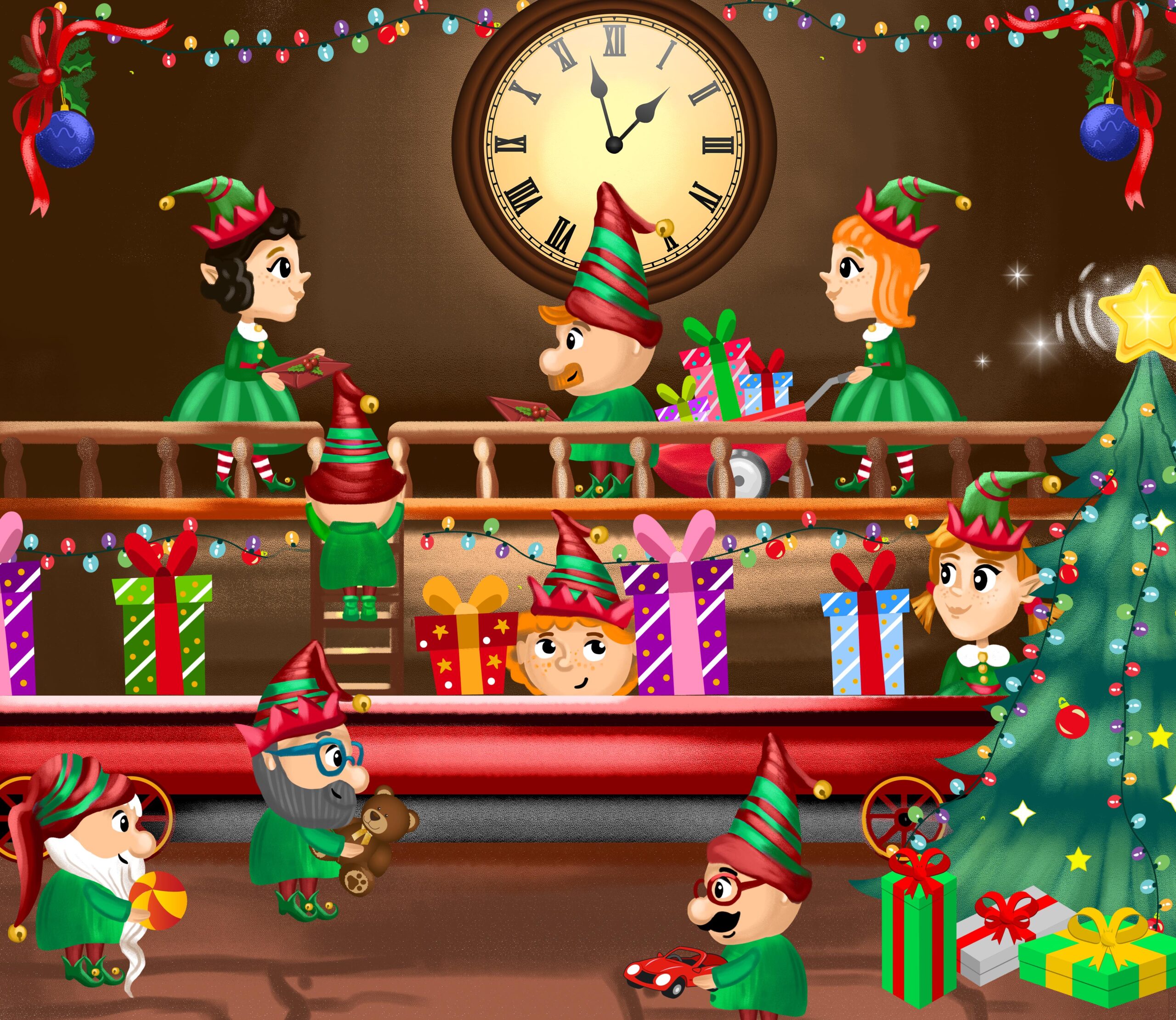 Santa Claus and the Elves Adventures